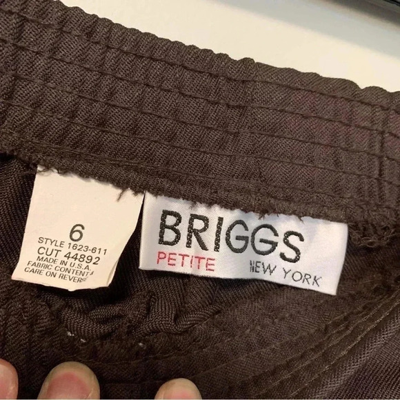 Briggs chocolate  brown high rise dress pants - Picture 2 of 5
